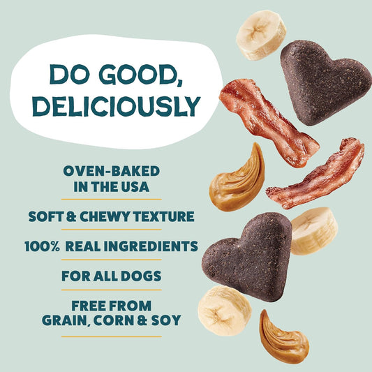 Bananas for Bacon Soft-Baked Dog Treats - 6 oz