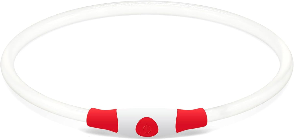 Light up Dog Collar, USB Rechargeable Led Flash Dog Necklace