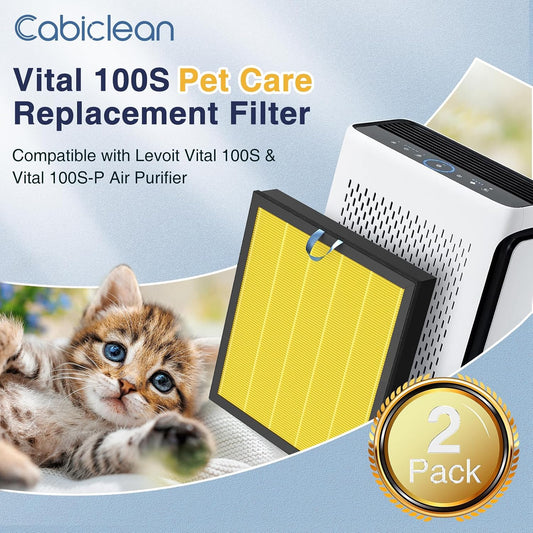 Vital 100S Pet Care Replacement Filter for LEVOIT Vital 100S-P Air Purifier