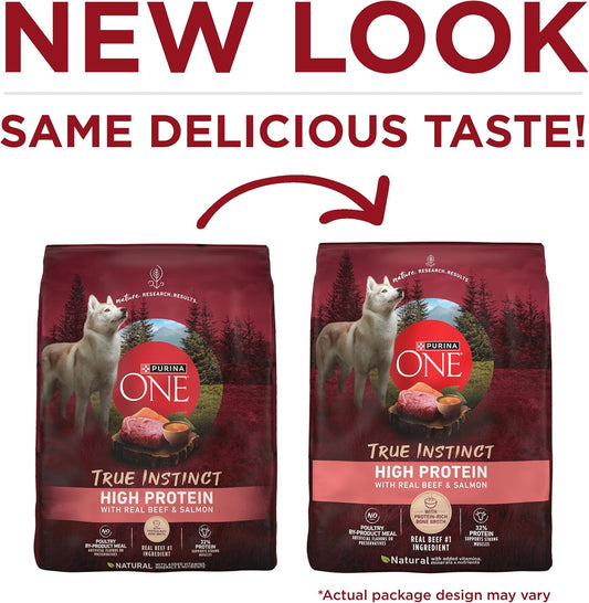 True Instinct Dry Dog Food, Real Beef & Salmon, 15 lb Bag