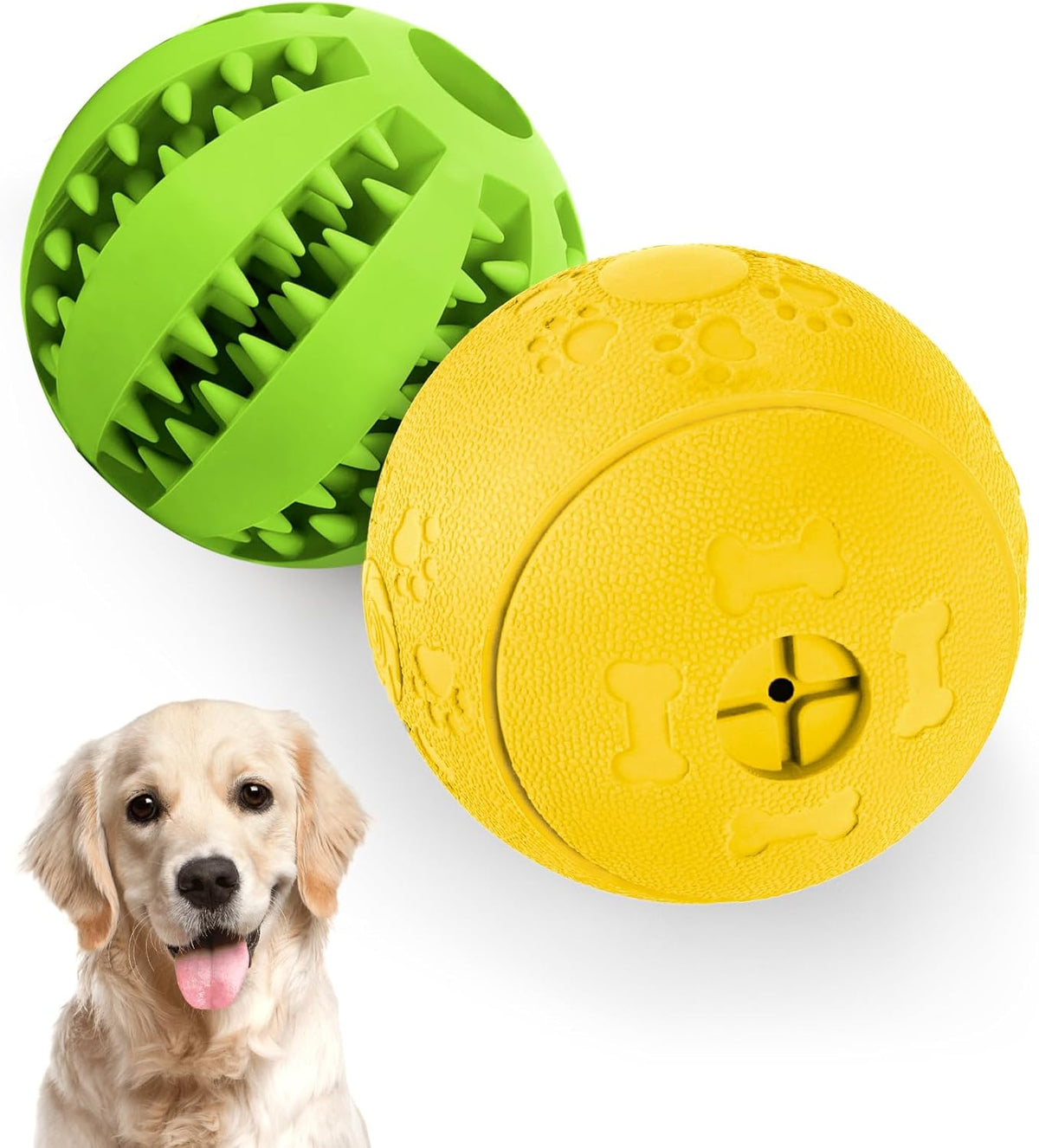 Dog Puzzle Toy 2 Pack, Interactive Dog Toys for Treat Dispensing