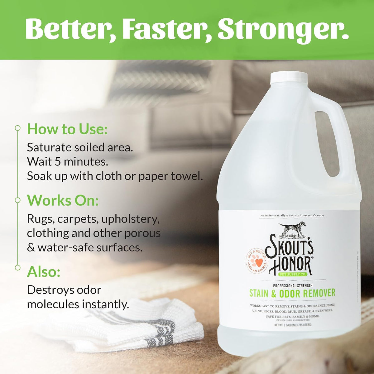 Pet Stain and Odor Remover, 35 oz