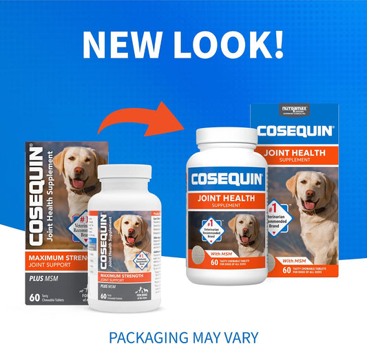 Nutramax Cosequin Joint Supplement, Glucosamine for Dogs, Chew Tabs