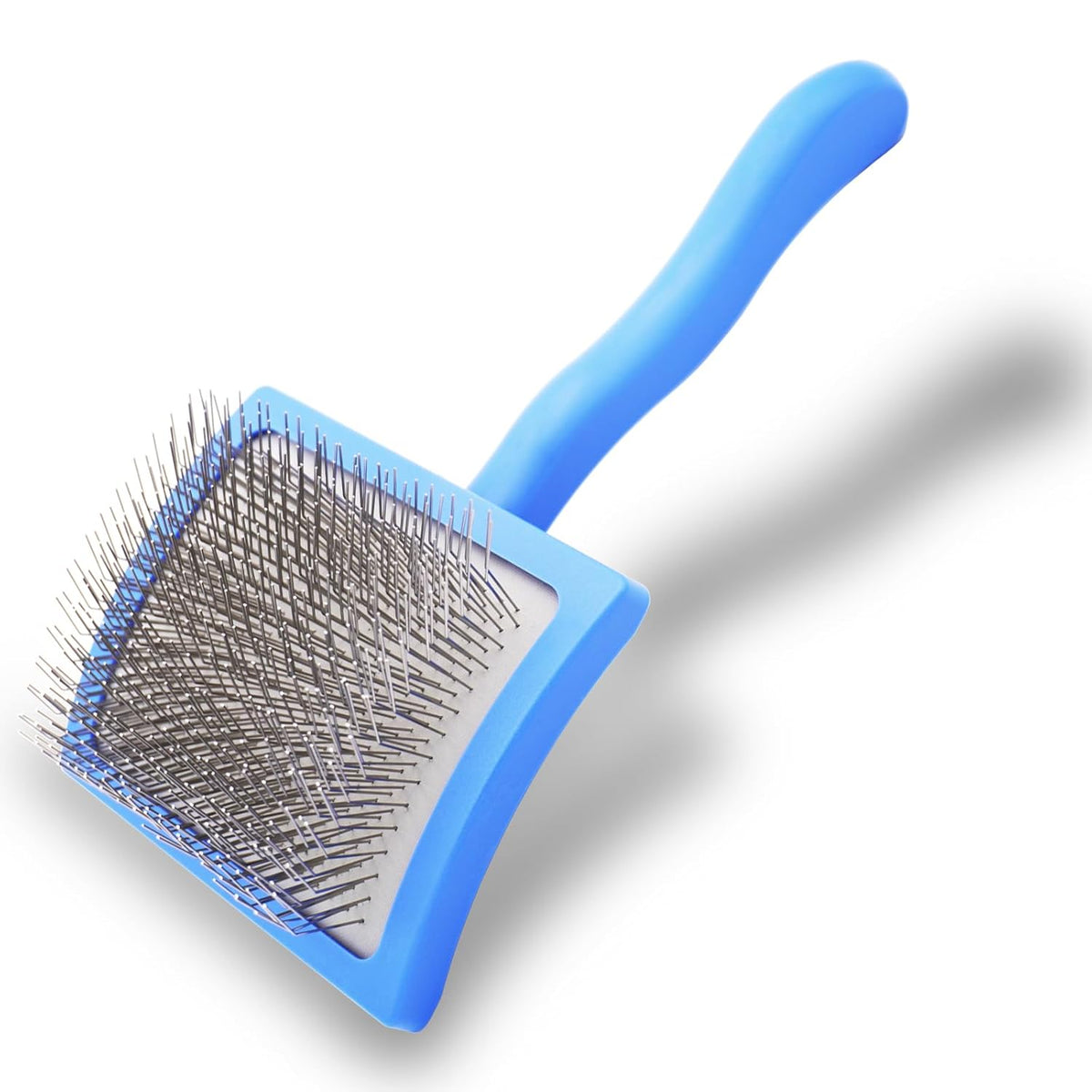 Slicker Brush for Dogs - Long Pin Doodle Grooming Brush, Large | For Goldendoodles, Poodles, Labradoodles & Long-Haired Dogs - Detangles Dense Coats, Removes Knots & Mats and Restores Fluff