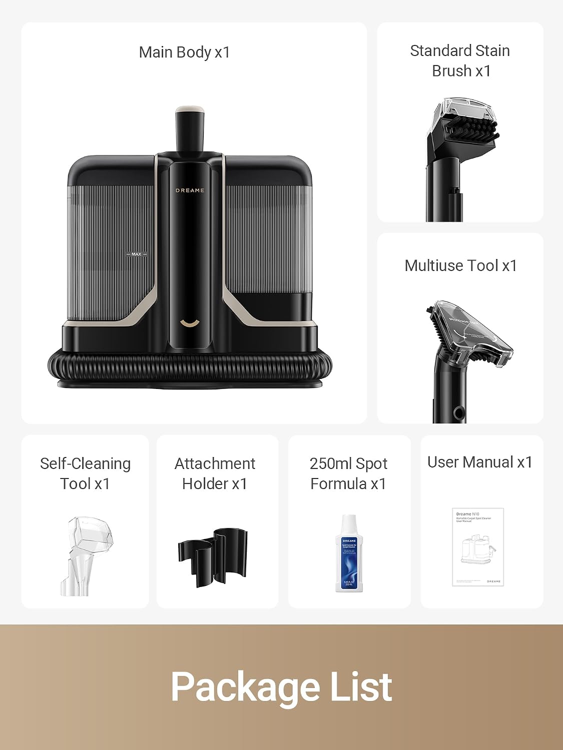 N20 Steam Carpet Cleaner Machine with Steam & Hot Water Wash