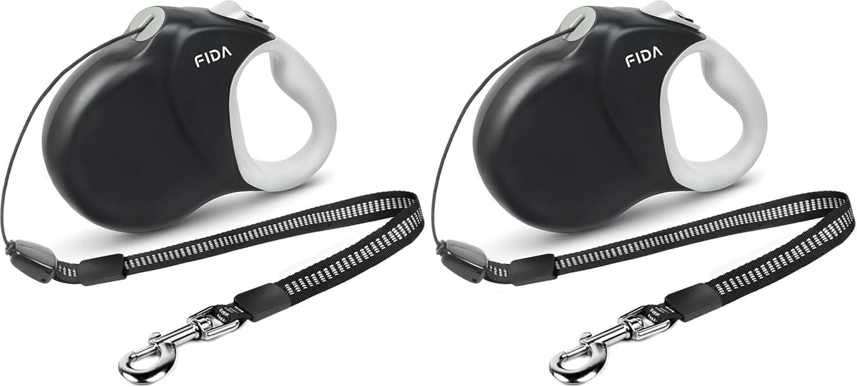 Upgraded Retractable Dog Leash, 30ft, Heavy Duty, Black