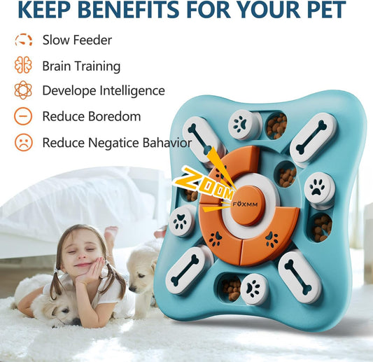 Interactive Dog Treat Puzzle Toys for IQ Training&Mental Stimulating