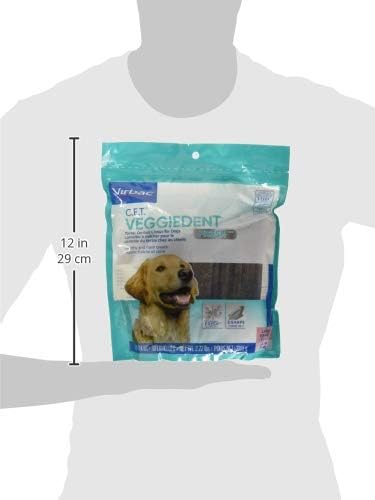 C.E.T. Veggiedent Fr3sh Plaque and Tartar Control Chews for Dogs, Medium