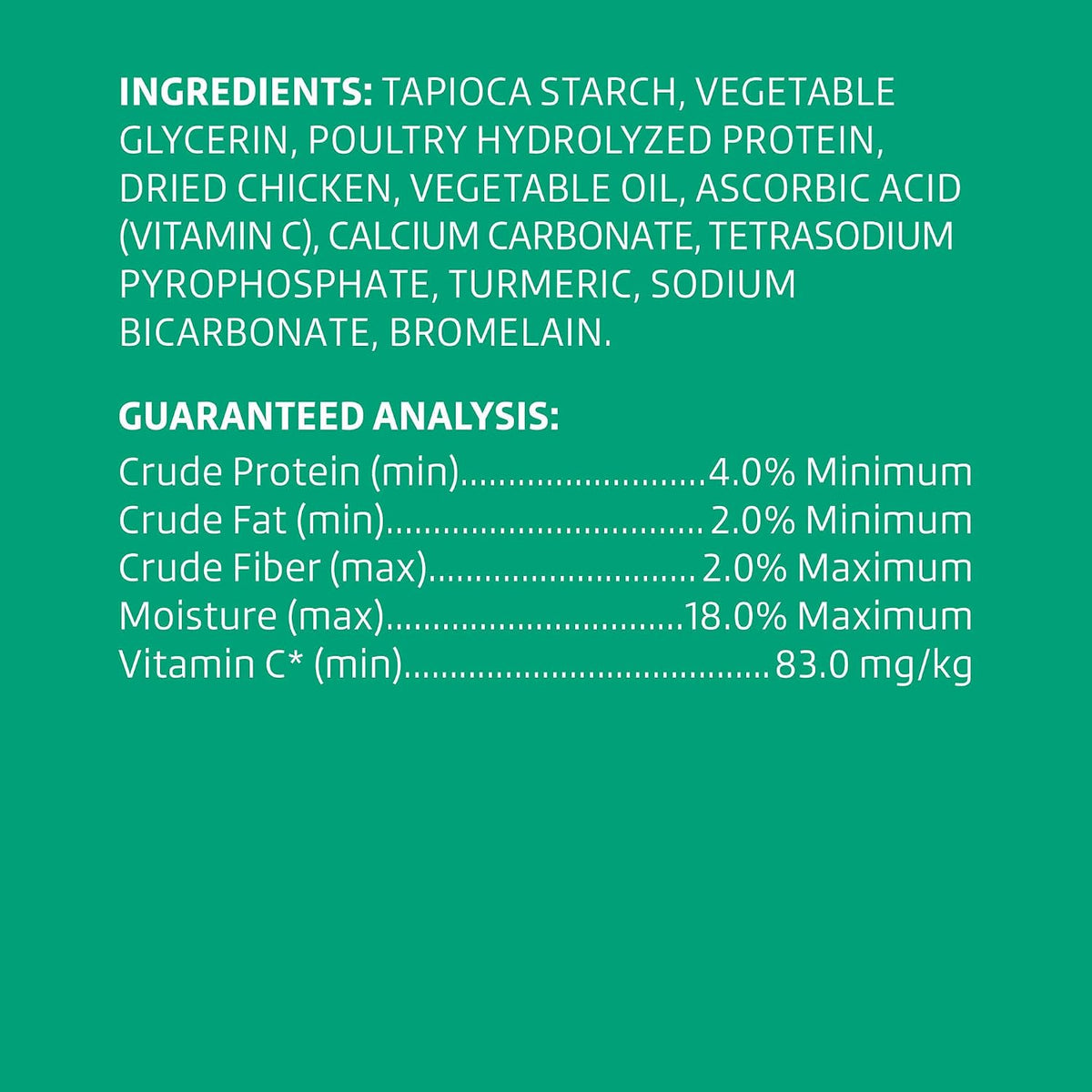 Amazon Brand - Chicken Flavor Dental Sticks for Large Dogs (Over 30 lbs), 6-Ridge Shape for Plaque & Tartar Control, Freshens Breath, Made With Real Chicken, (Pack of 1)