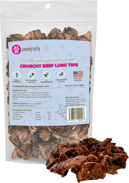 Air-Dried Beef Lung Dog Treats, 3.5 oz