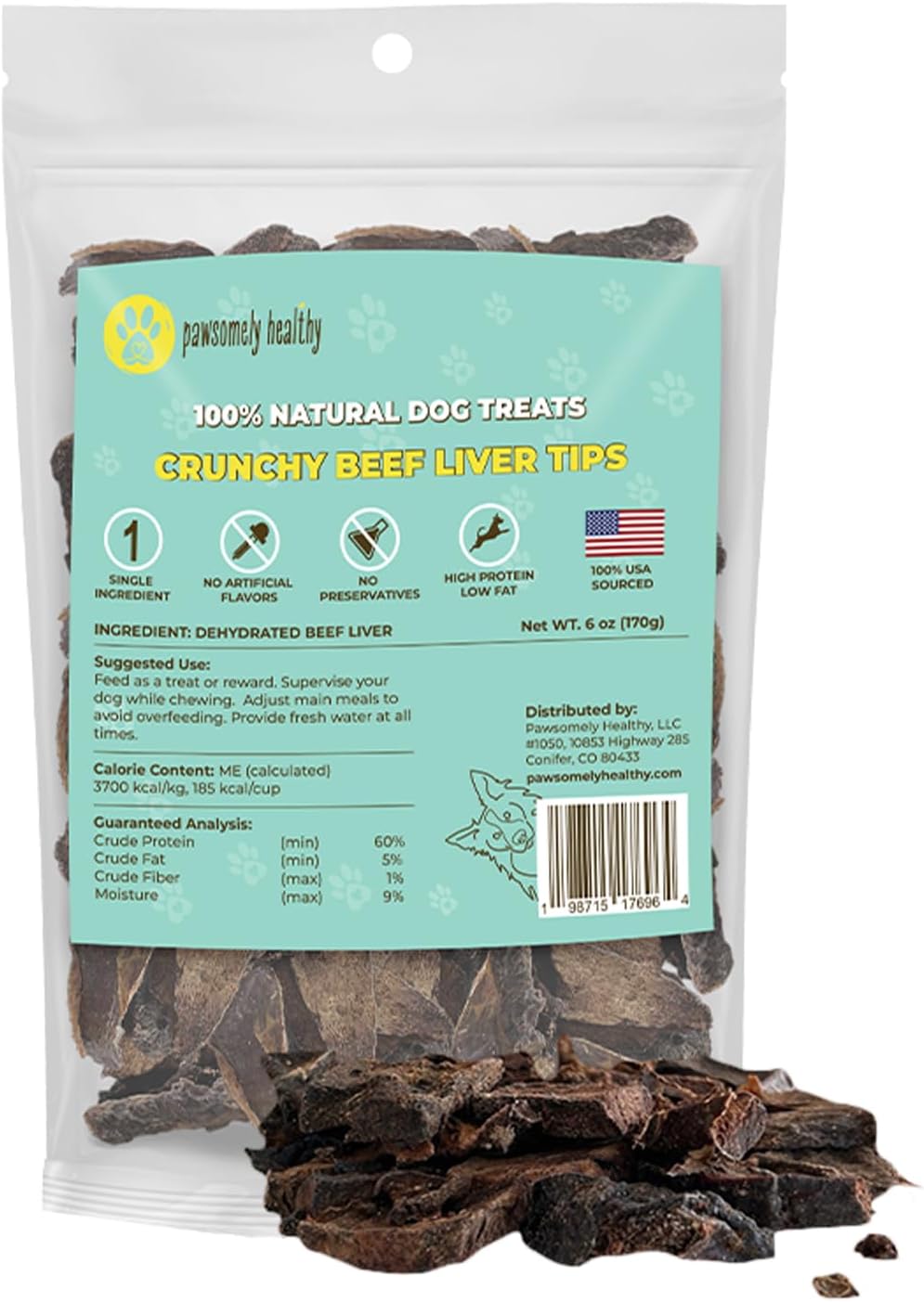 Air-Dried Beef Lung Dog Treats, 3.5 oz