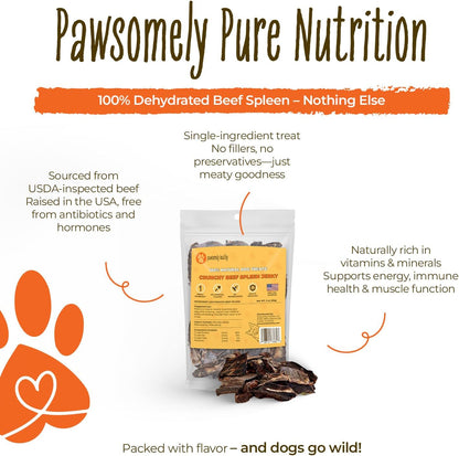 Air-Dried Beef Lung Dog Treats, 3.5 oz