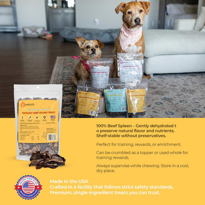 Air-Dried Beef Lung Dog Treats, 3.5 oz