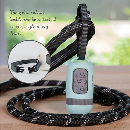 Dog Poop Bag Dispenser, Waste Bag Retractable, Black