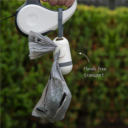 Dog Poop Bag Dispenser, Waste Bag Retractable, Black