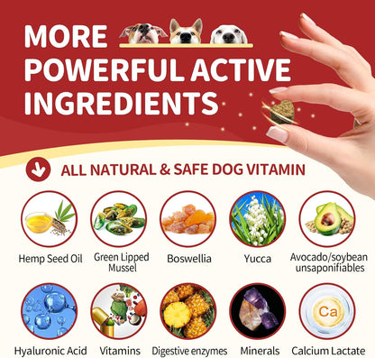 Glucosamine for Dogs, 120 Soft Chews, Chicken Flavor
