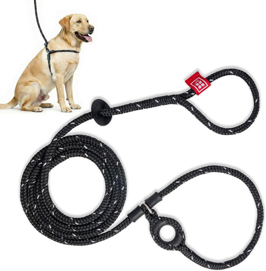 Escape Resistant, Reduces Pull Dog Harness, Medium/Large, Black