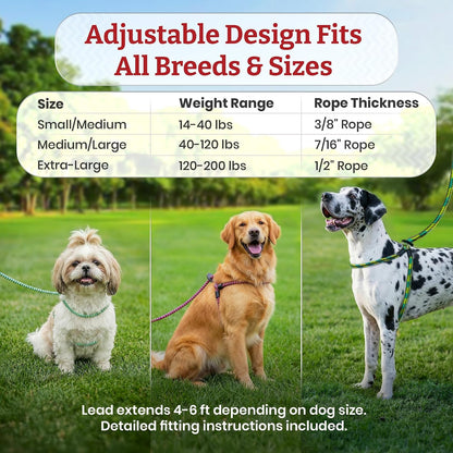 Escape Resistant, Reduces Pull Dog Harness, Medium/Large, Black