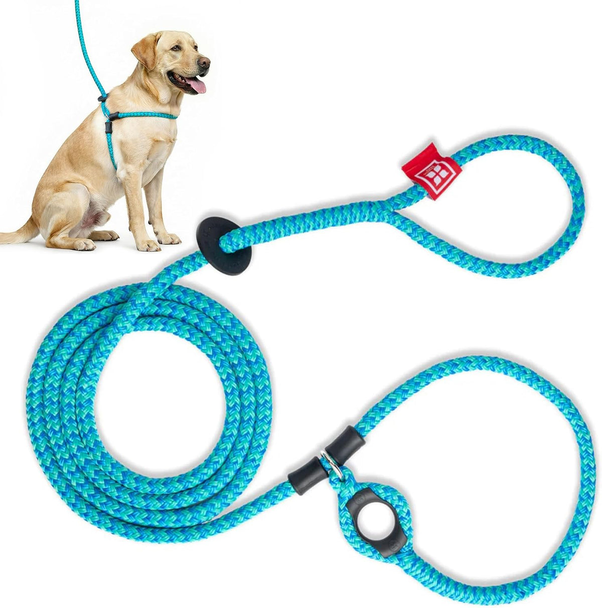 Escape Resistant, Reduces Pull Dog Harness, Medium/Large, Black