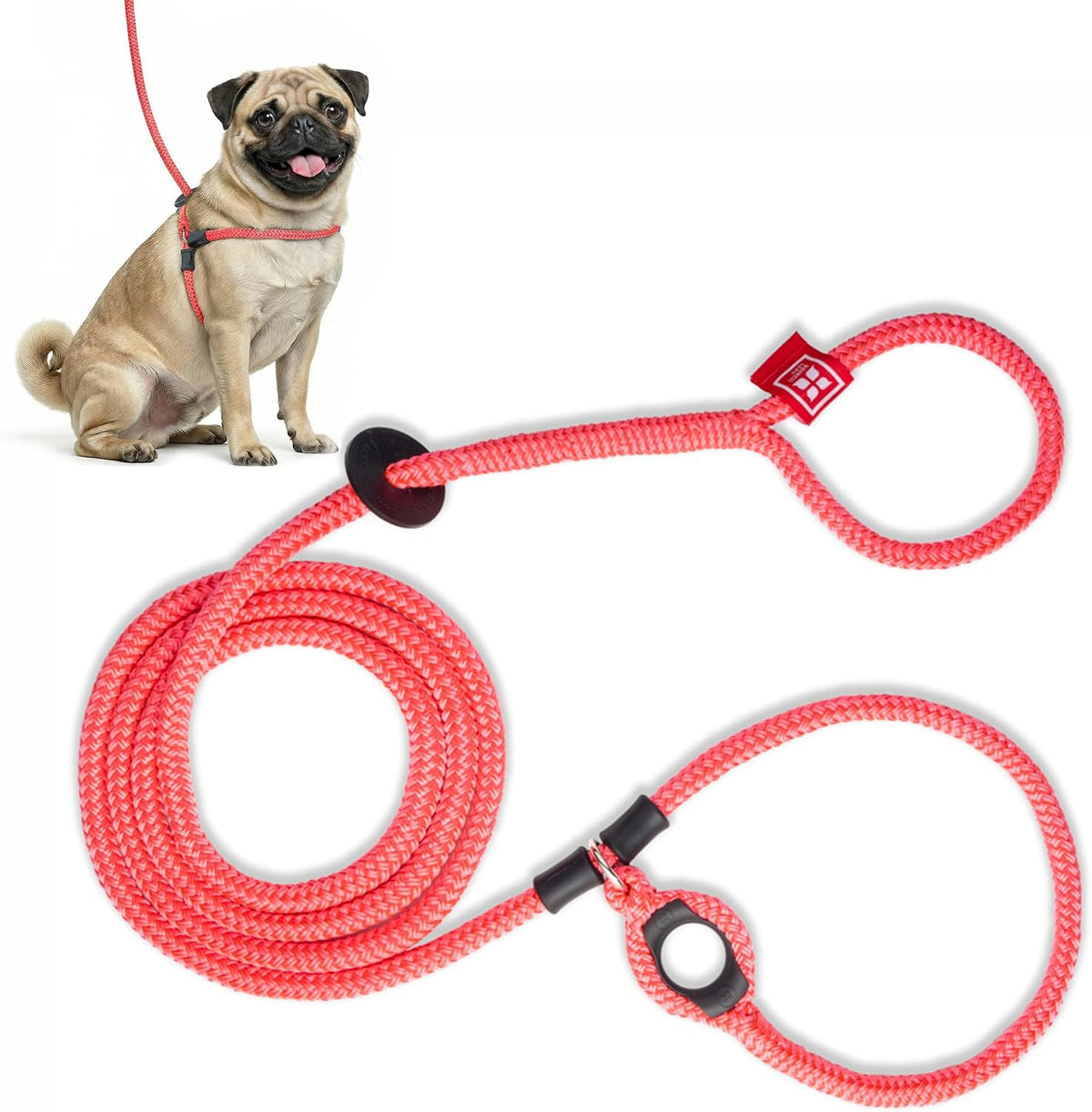 Escape Resistant, Reduces Pull Dog Harness, Medium/Large, Black