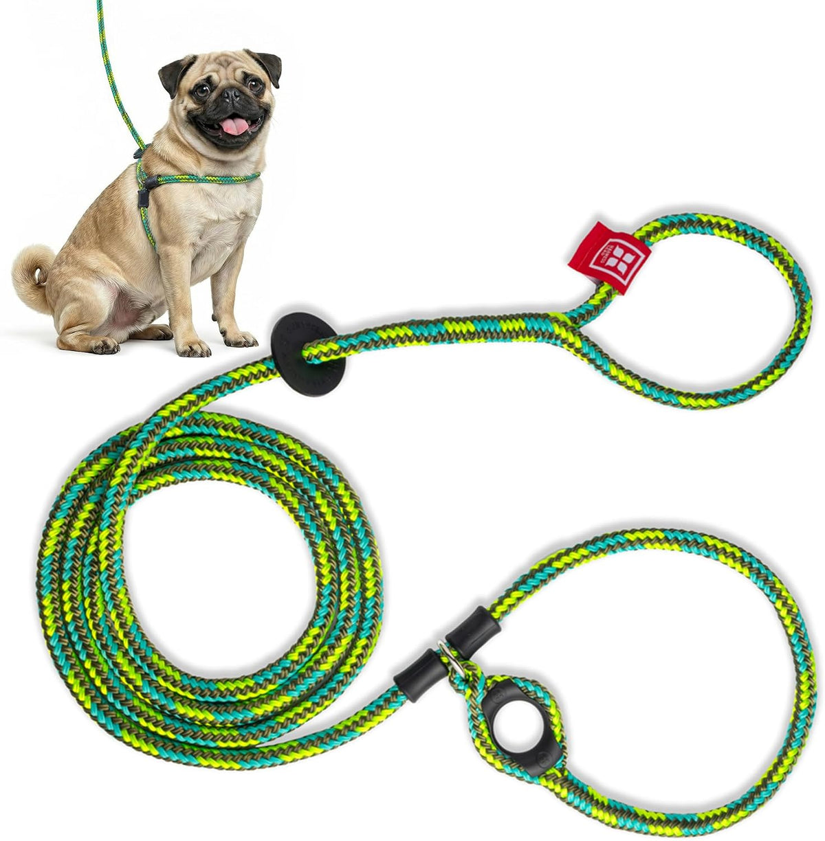 Escape Resistant, Reduces Pull Dog Harness, Medium/Large, Black