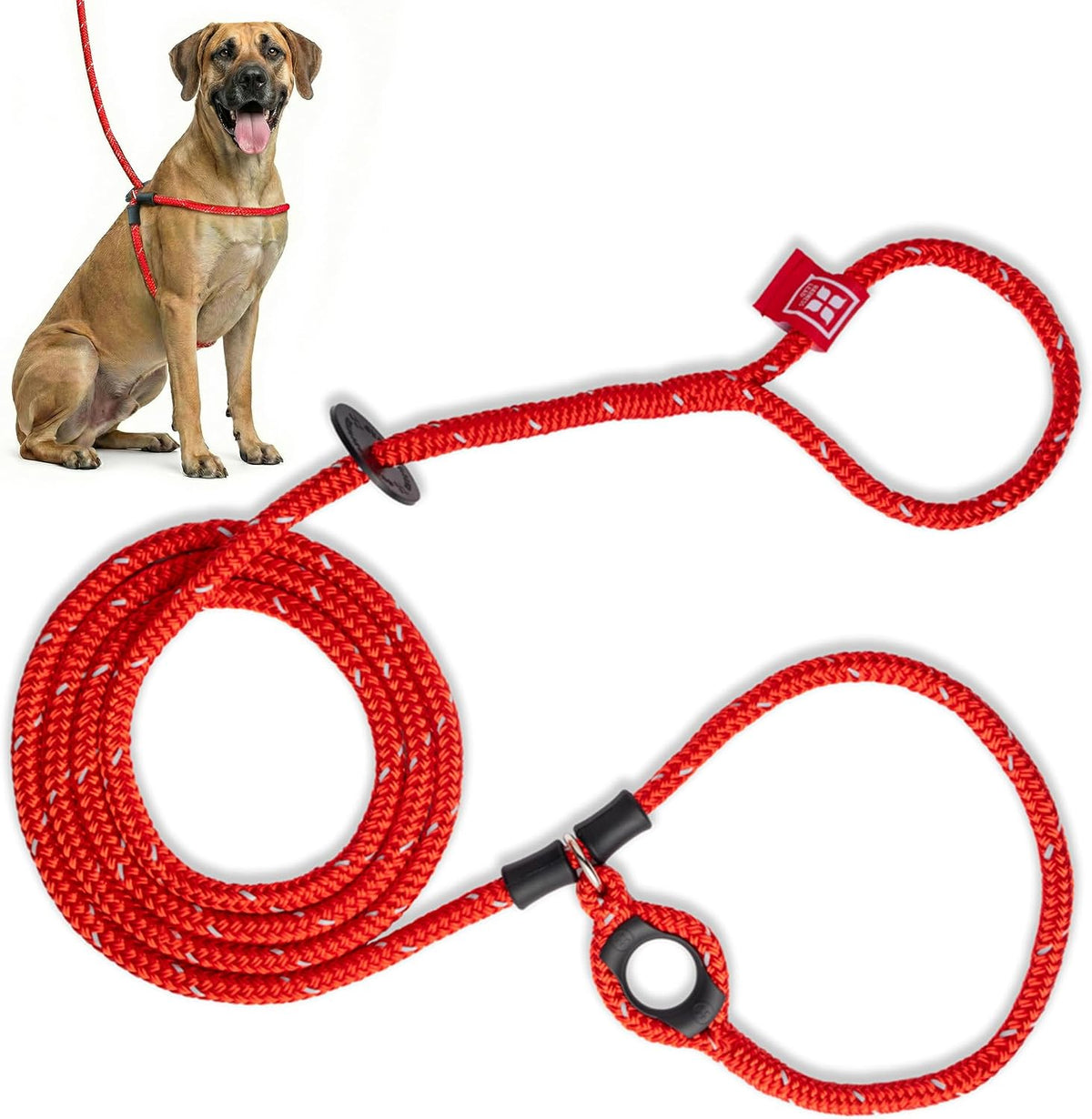 Escape Resistant, Reduces Pull Dog Harness, Medium/Large, Black