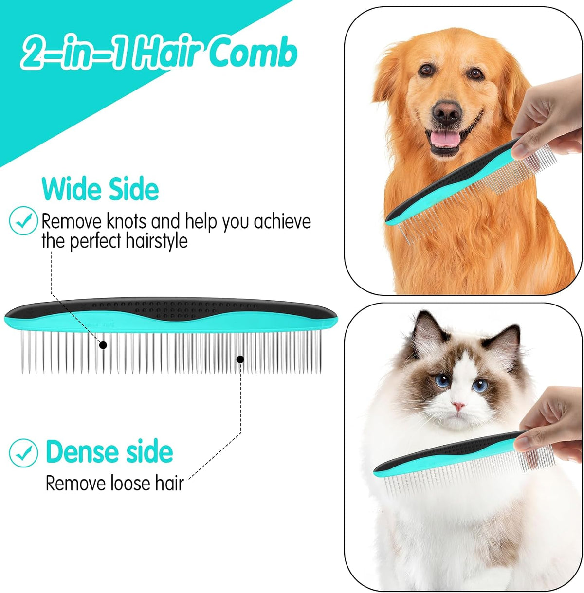 Dog Nail Grinder, 2-Speed Rechargeable Dog Nail Trimmers for Large Medium & Small Dogs, Upgrade Professional Electric Pet Paws Grooming, Quiet Puppy Grooming Tool, for Dogs Cats