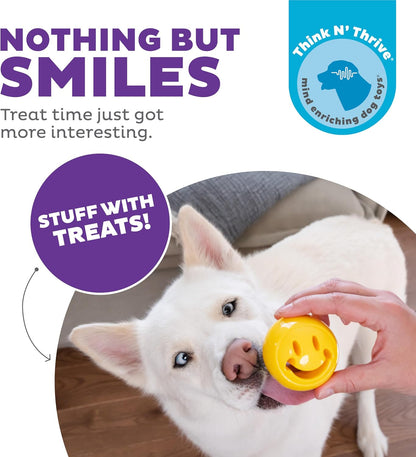 Snoop Interactive Treat Dispensing Dog Toy, Blue, 5" | Rolls & Bounces, Treat Stuffer, Puzzle Ball & Slow Feeder, Enrichment, Mint Scented, Easy Clean, No BPA, Medium to Large Dogs
