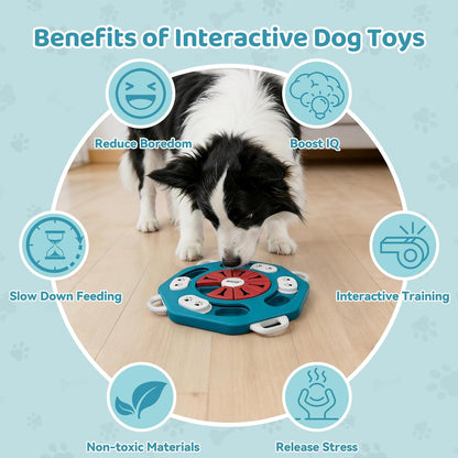 Dog Puzzle Toy for Smart Dogs, Puppy Enrichment Toys (L1, Pink)