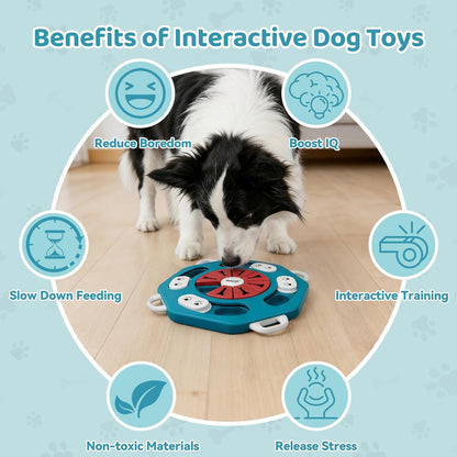 Dog Puzzle Toy for Smart Dogs, Puppy Enrichment Toys (L1, Pink)