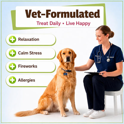 Allergy Plus Calming Soft Chews for Dogs, Support for Seasonal Allergies, Paw Licking, Itchy Skin, Everyday Stress, Skin Health & Immune Health, 60 Count