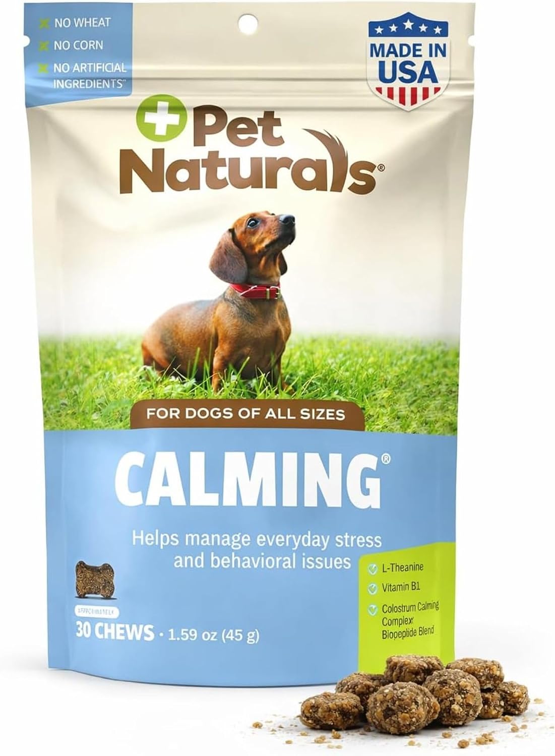 Allergy Plus Calming Soft Chews for Dogs, Support for Seasonal Allergies, Paw Licking, Itchy Skin, Everyday Stress, Skin Health & Immune Health, 60 Count
