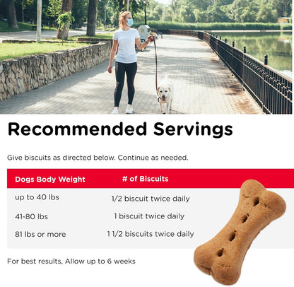 Hip & Joint Dog Biscuits, Dog Treats, 300mg Glucosamine, 6 lb Bag