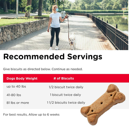 Hip & Joint Dog Biscuits, Dog Treats, 300mg Glucosamine, 6 lb Bag
