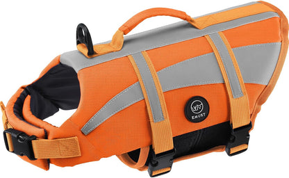 Dog Water Vest, Bright Color Dog Life Jacket for Swimming Boating