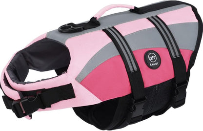 Dog Water Vest, Bright Color Dog Life Jacket for Swimming Boating