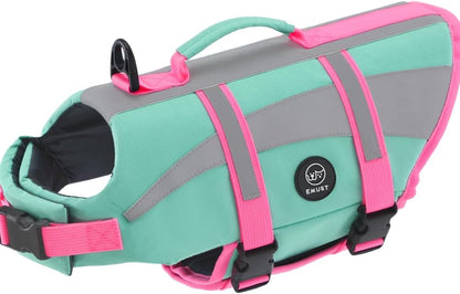 Dog Water Vest, Bright Color Dog Life Jacket for Swimming Boating