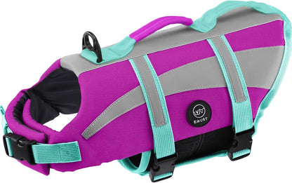 Dog Water Vest, Bright Color Dog Life Jacket for Swimming Boating