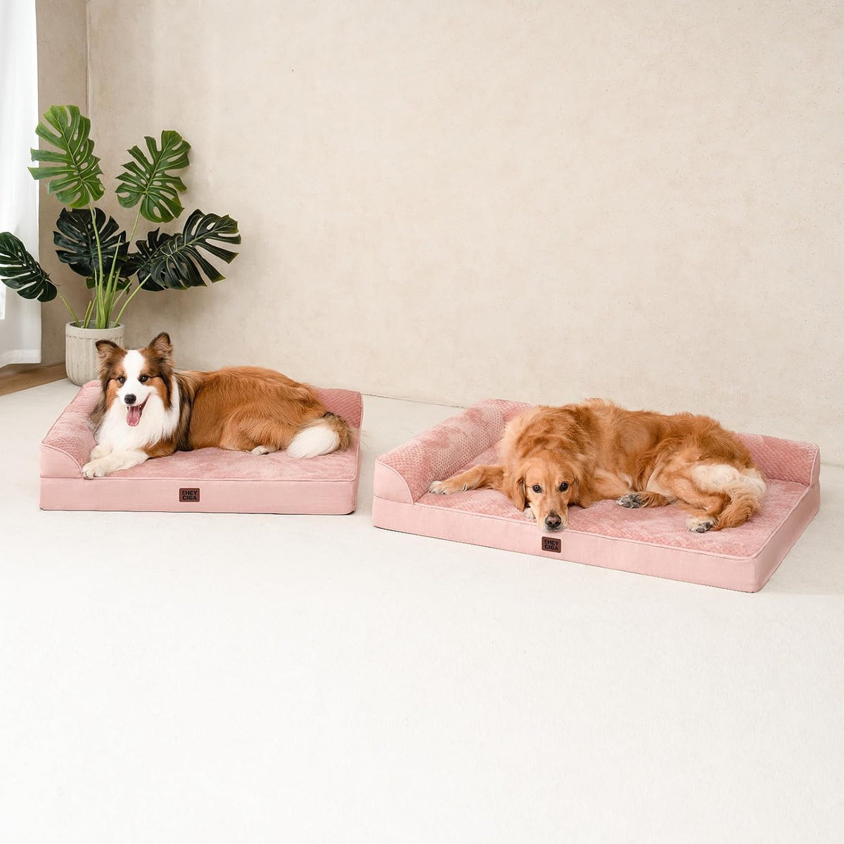 Orthopedic Dog Bed Medium Size, Memory Foam Dog Bed, Grey | Small Dog Sofa with Washable Removable Cover, Waterproof Pet Couch for Crate with Nonskid Bottom, 30x20x6
