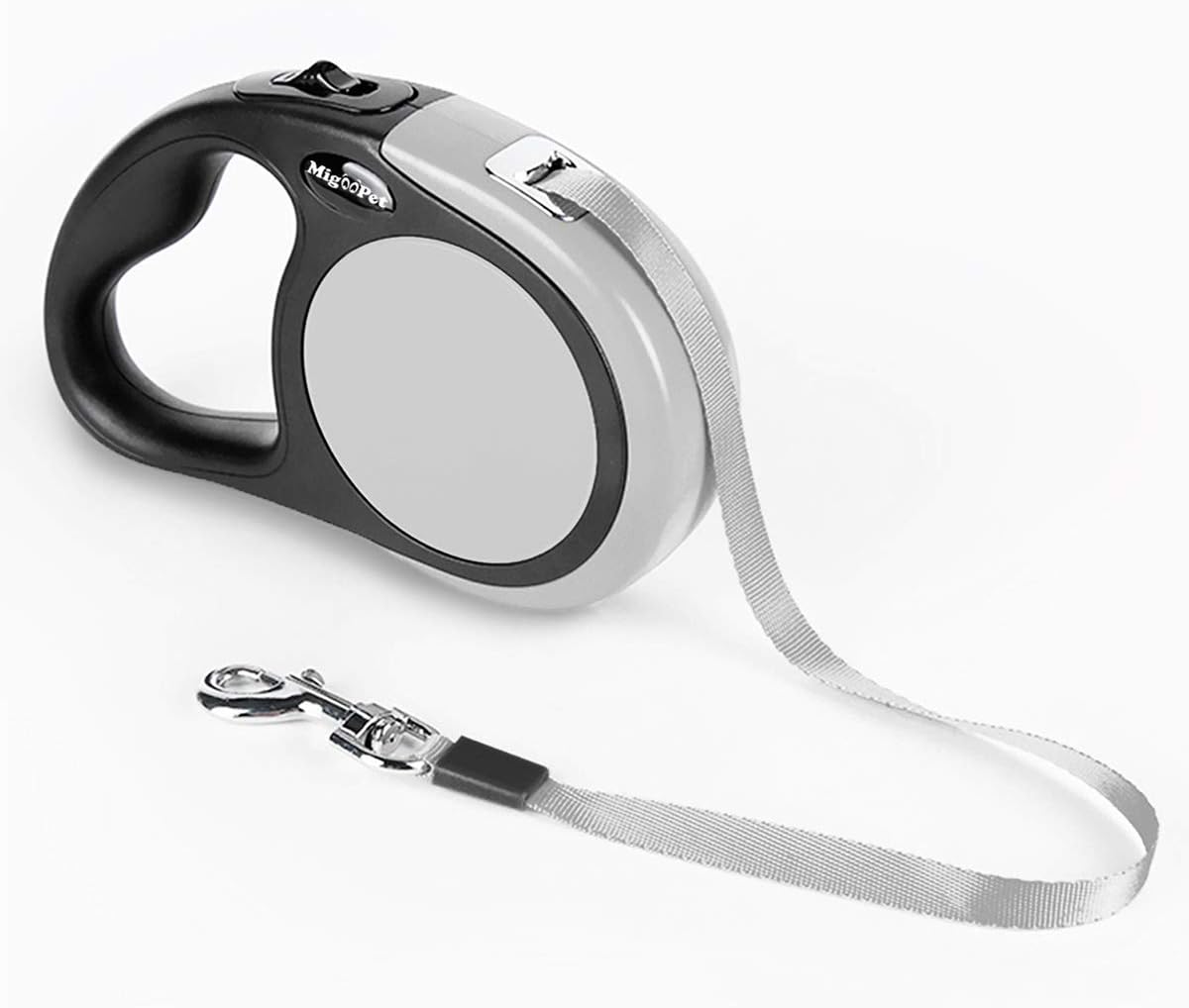 Heavy Duty Retractable Dog Leash-16ft Strong & Durable Walking Leash for S to L Dogs up to 45/115 lbs, Upgraded Lock System, Non Slip Grip, Tangle Free (Purple, Small/Medium)