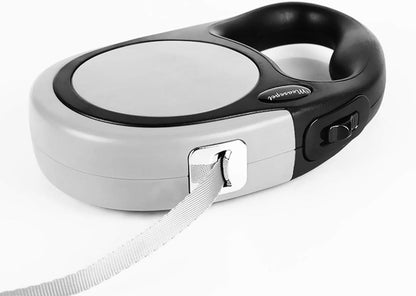 Heavy Duty Retractable Dog Leash-16ft Strong & Durable Walking Leash for S to L Dogs up to 45/115 lbs, Upgraded Lock System, Non Slip Grip, Tangle Free (Purple, Small/Medium)