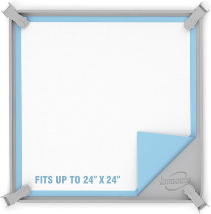 Dog Pee Pad Holder, Fits Up to 28"x 34" Pee Pads, Floor Protection