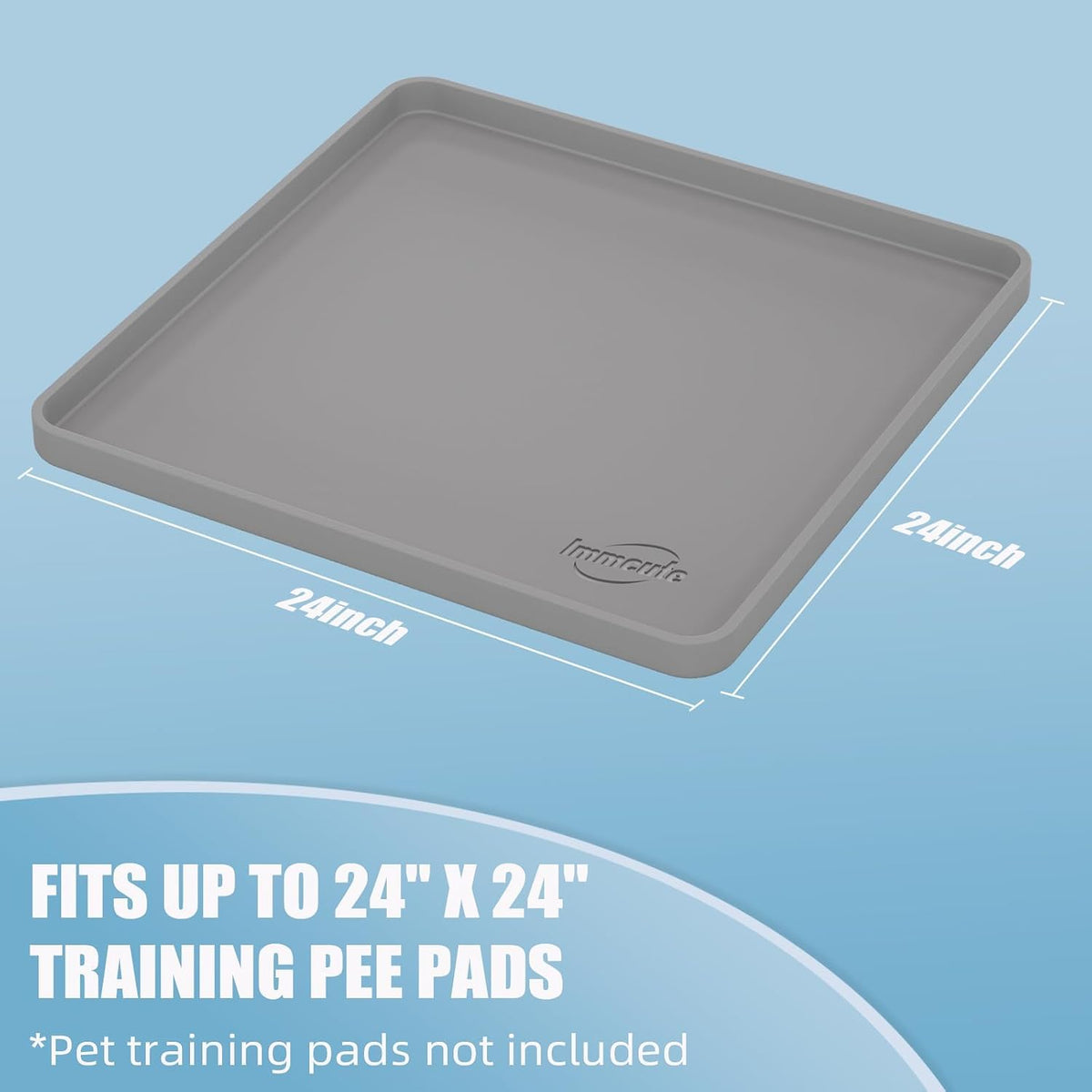 Dog Pee Pad Holder, Fits Up to 28"x 34" Pee Pads, Floor Protection