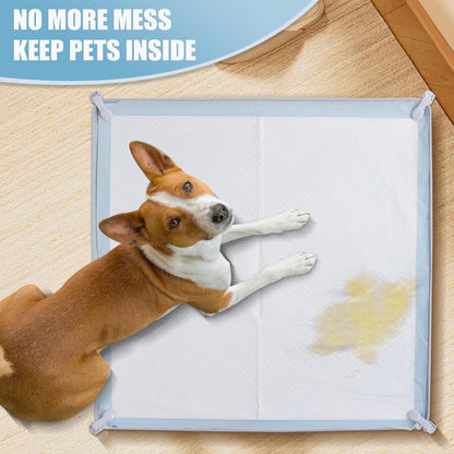 Dog Pee Pad Holder, Fits Up to 28"x 34" Pee Pads, Floor Protection