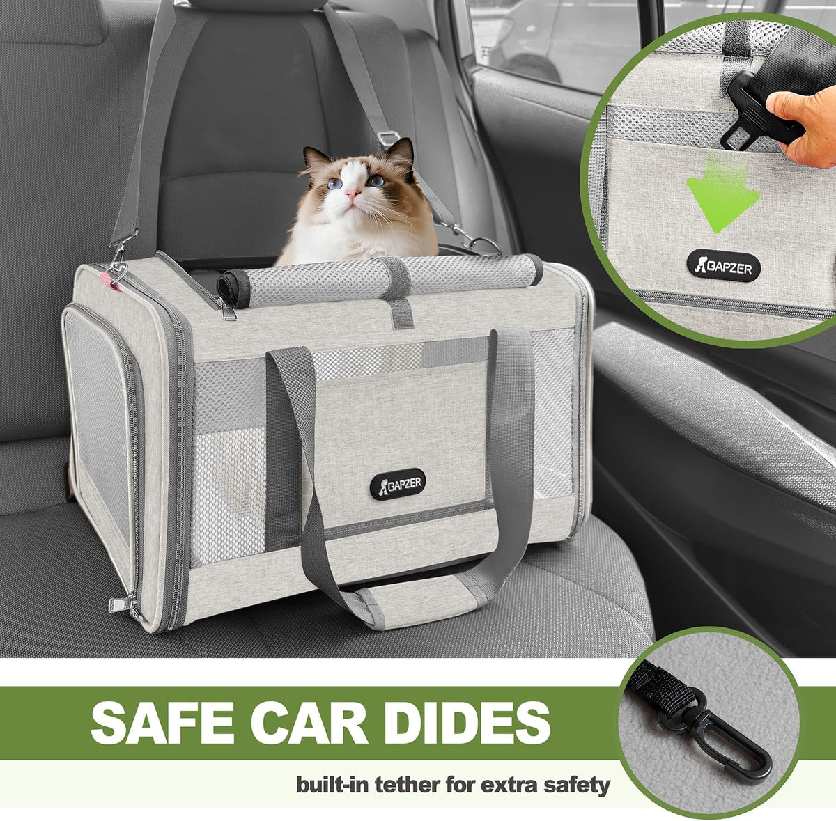 Cat Carrier American Airline Approved 18x11x11,Top Opening Pet Cage