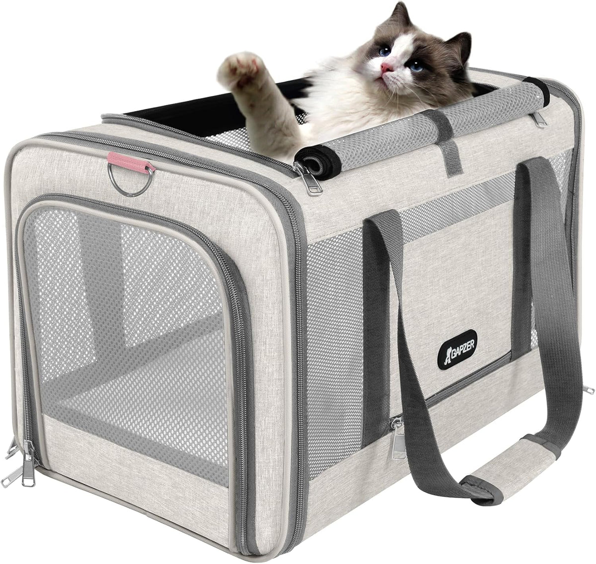 Cat Carrier American Airline Approved 18x11x11,Top Opening Pet Cage
