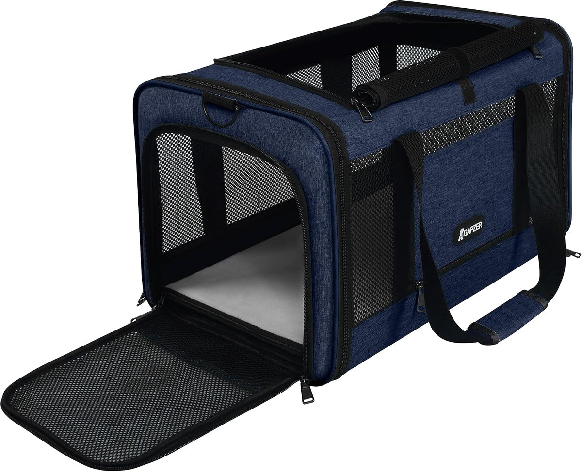 Cat Carrier American Airline Approved 18x11x11,Top Opening Pet Cage