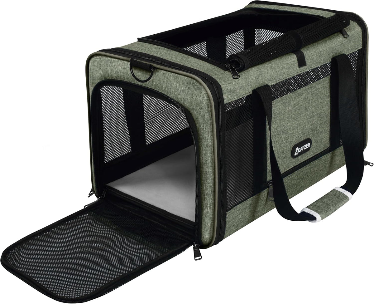 Cat Carrier American Airline Approved 18x11x11,Top Opening Pet Cage