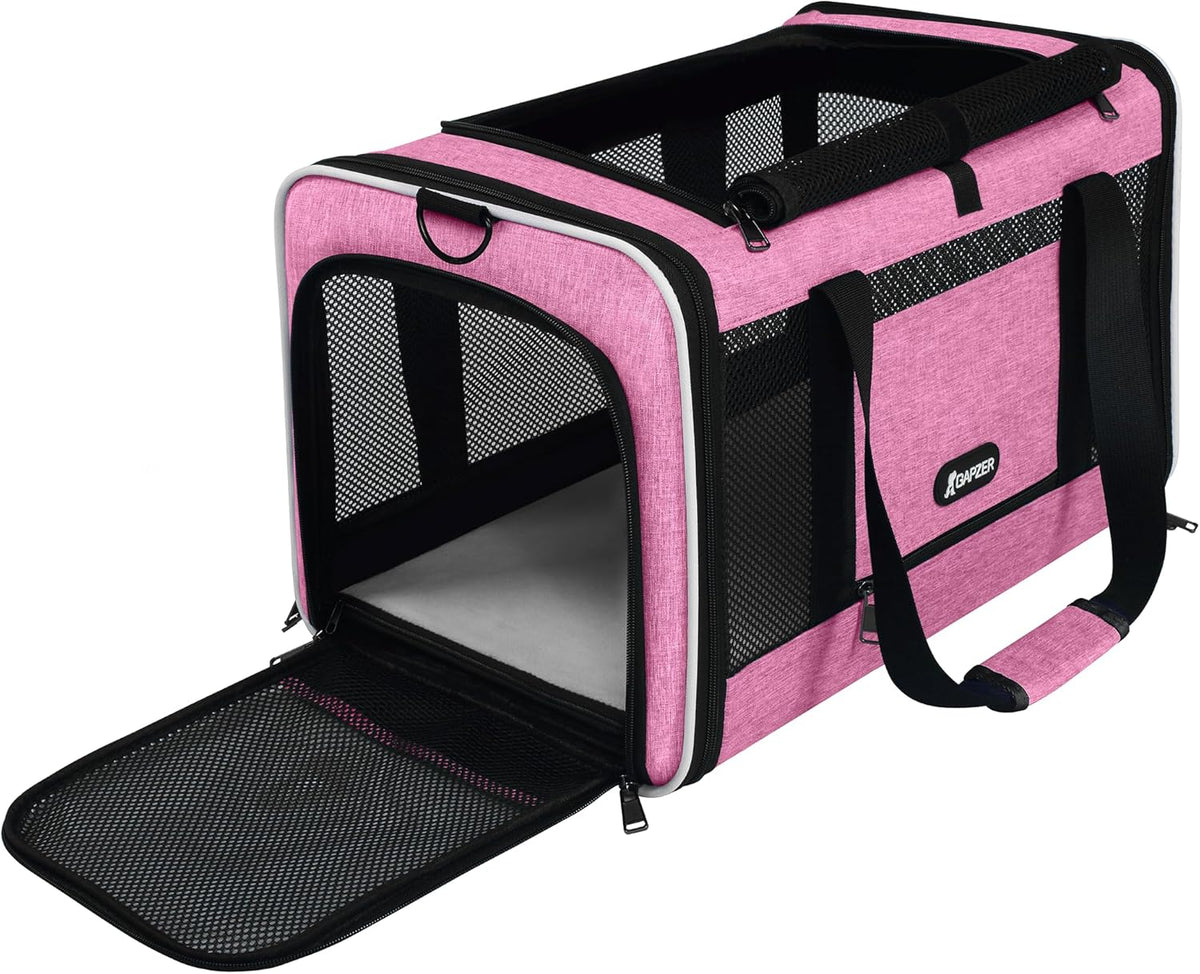 Cat Carrier American Airline Approved 18x11x11,Top Opening Pet Cage