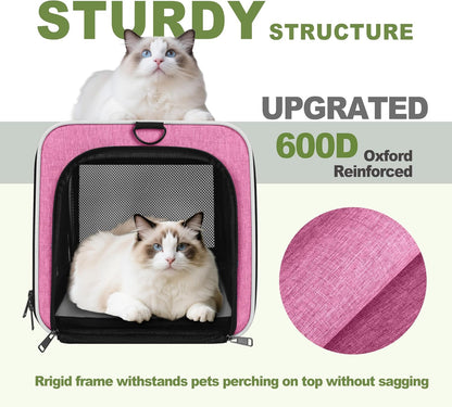 Cat Carrier American Airline Approved 18x11x11,Top Opening Pet Cage